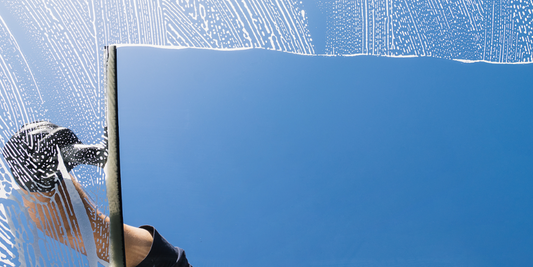 Professionelt udstyr til vinduespudsere