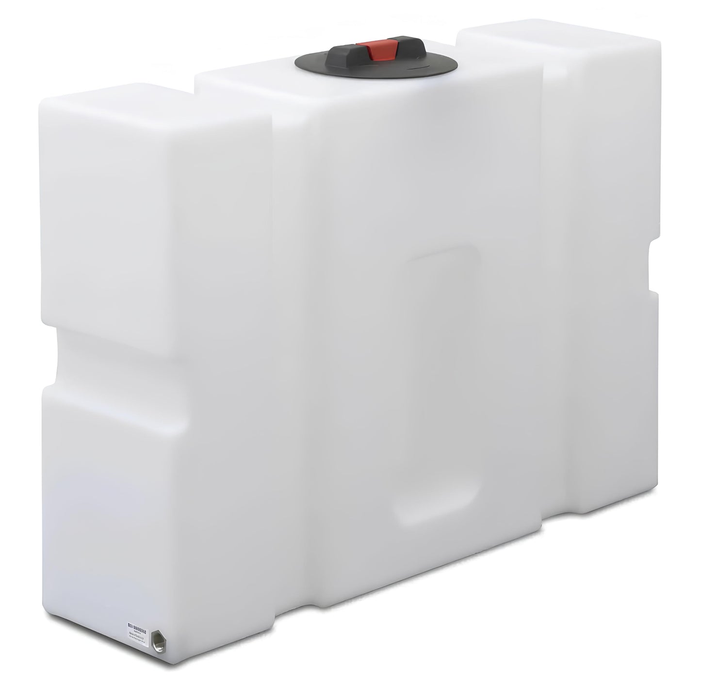 Lodret Rumopdelt Vandtank 190 liter L109cmxB30cmxH78cm