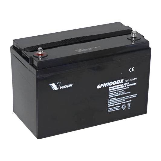 12 volt 100Ah AGM forbrugsbatteri