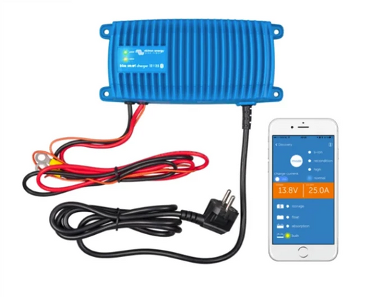Blue Smart Lader 12V/17A IP67 med Bluetooth  app styring
