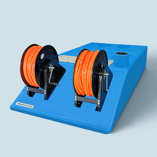 850 liter rentvandsanlæg til vinduespudning med teleskpstang og ultra rent vand