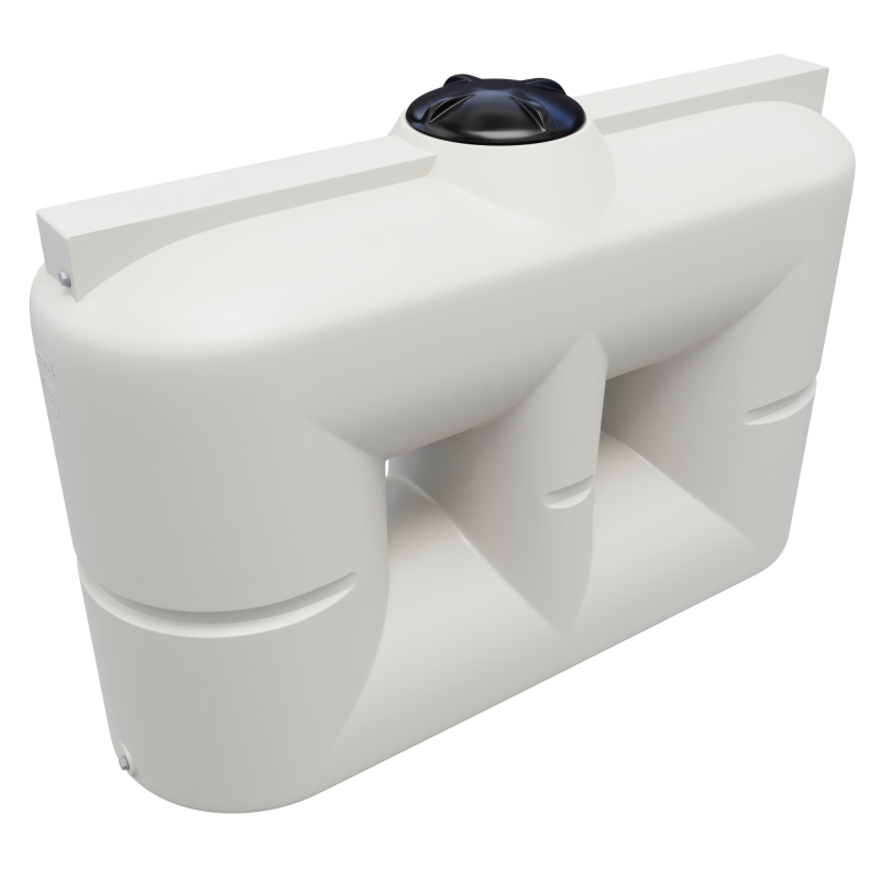 2000 liter rumopdelt transporttank, drikkevandstank