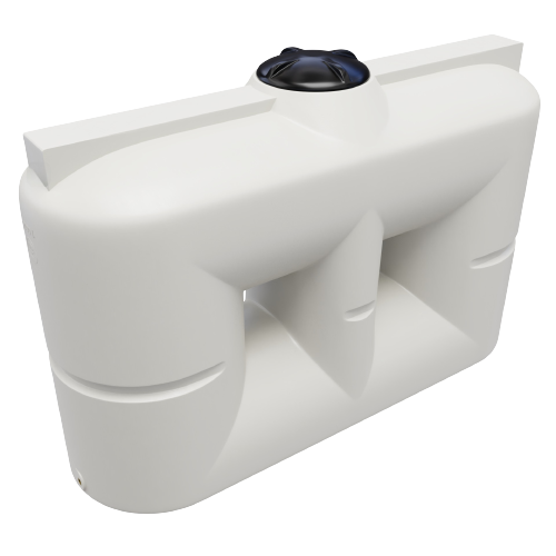 2000 liter rumopdelt transporttank, drikkevandstank