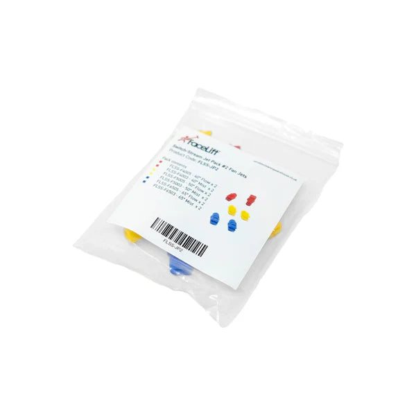 FaceLift Switch Dysesæt, 6 x 2 Fan Jet dyser