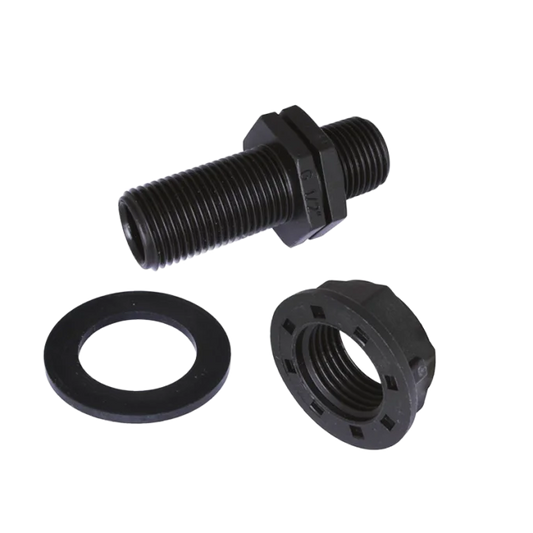 Gevindindsats skotgennemførings af plast til vandtank