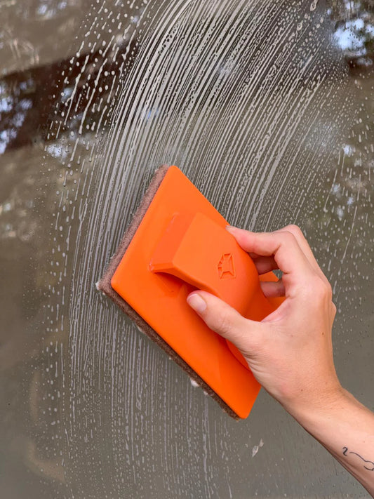 Jitterbug håndpadholder til rengøring og vinduespudsning