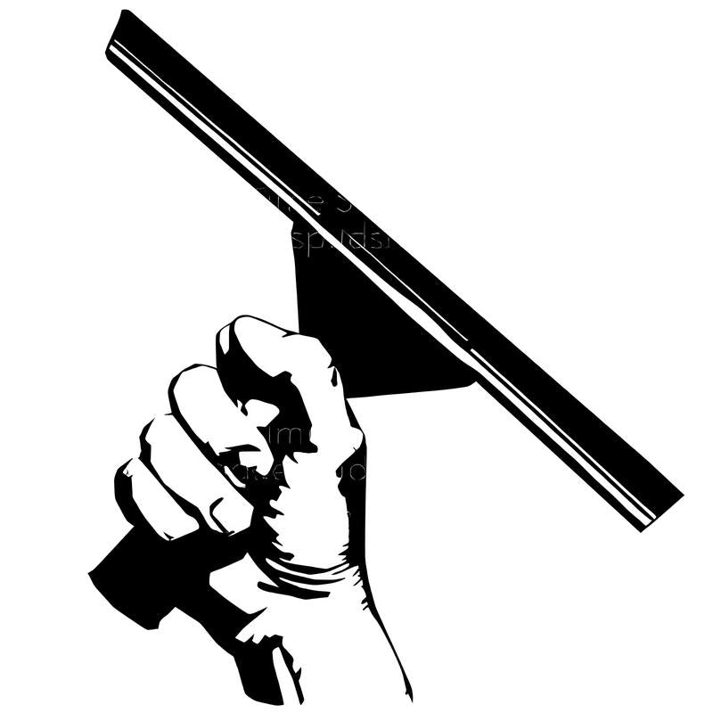 kusus i vinduespudsning begynder trin 1