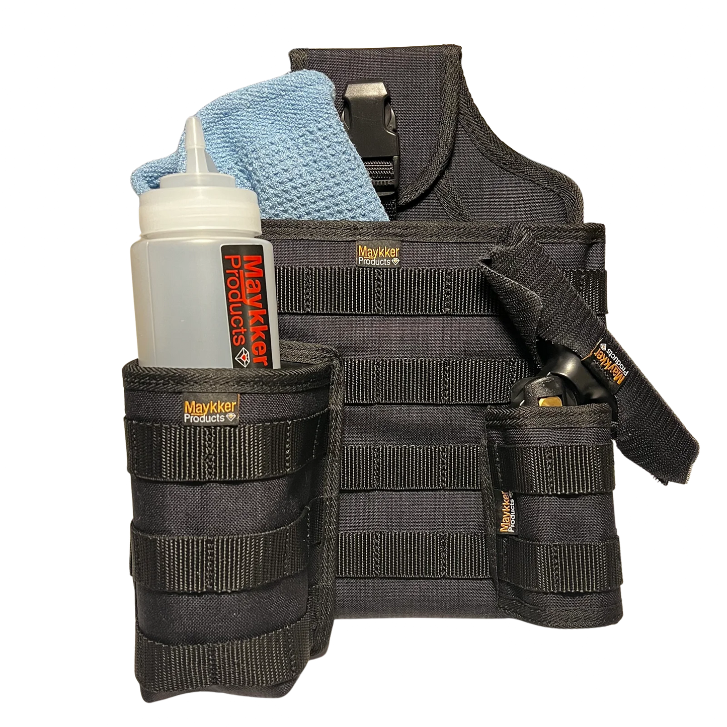 Maykker Covert trio kit, vinduespudsertaske kompletsæt