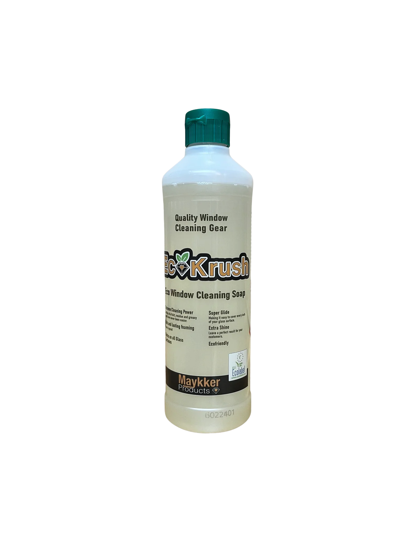 EcoKrush professionel miljøvenlig vinduespudsersæbe til stribefri og blanke vinduer