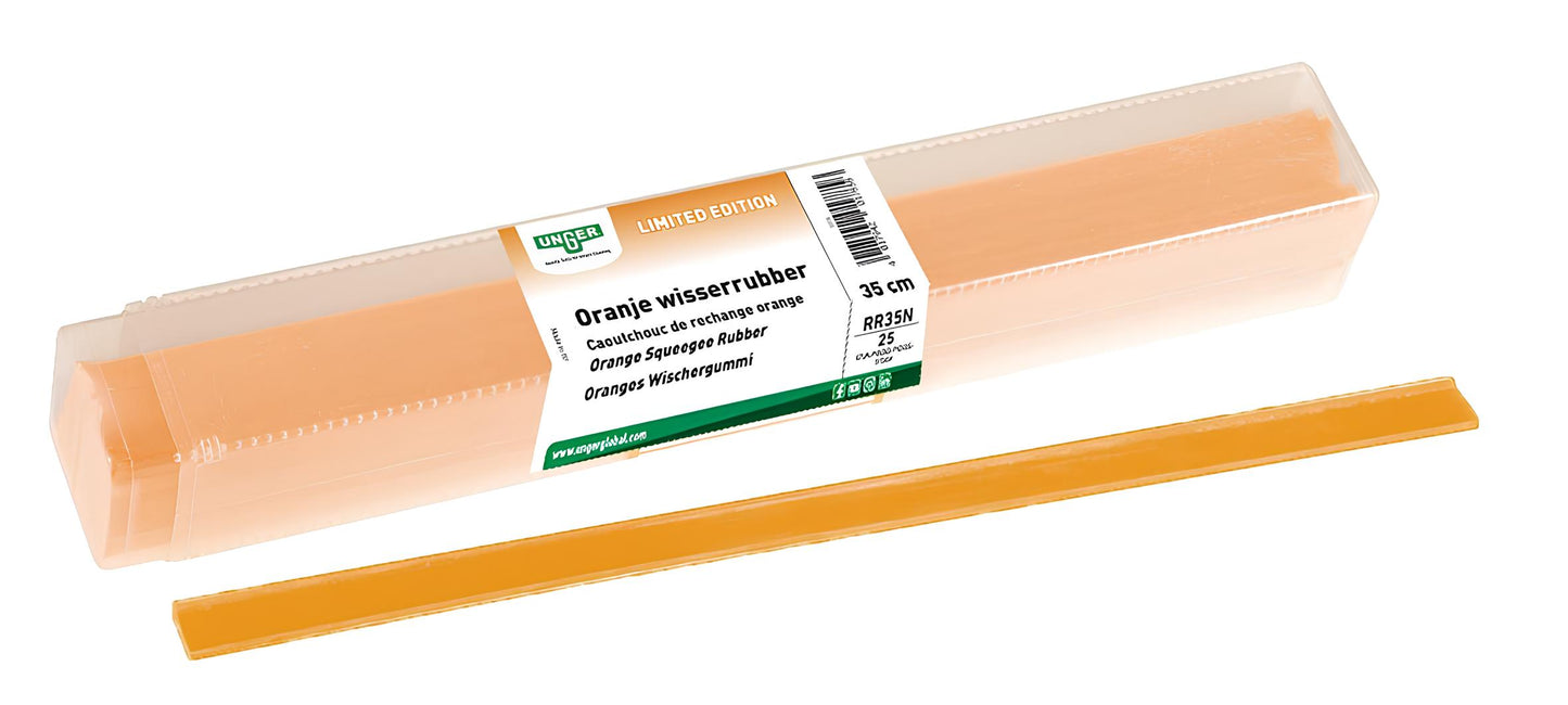 Gummi til stribefri vinduespudsning i opbevaringsboks