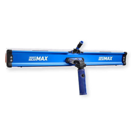 Solar Panel Brush reach-it max, extra large with reinsebar and scrub pads.