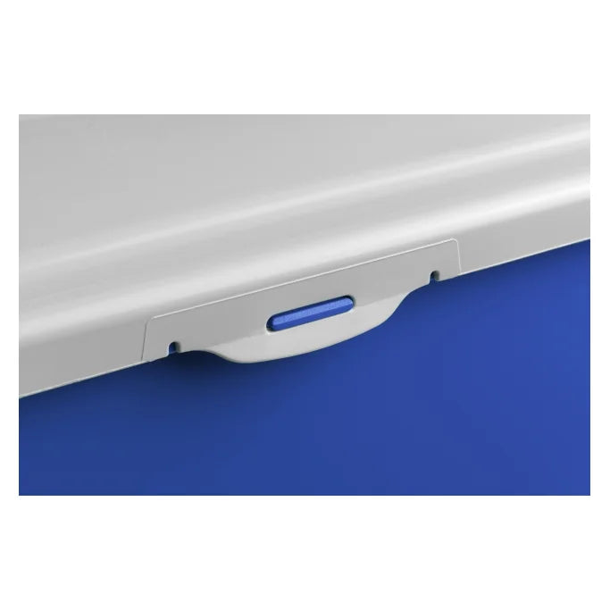 Hermetisk lukket blå 20 liter spand med låg