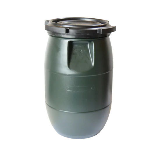 Lufttæt beholder til opbevaring af ionbytter granulat