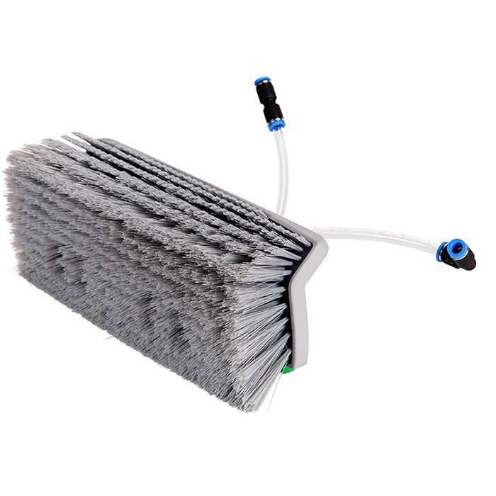 nLite Power børste vinklet grå komplet 28cm/41cm