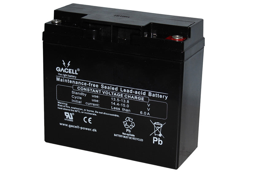 12 volt 18 ah AGM forbrugsbatteri