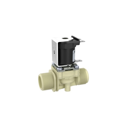 2-vejs magnetventil servostyret