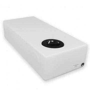 60 liter vandret flad Vandtank L80cmxB35cmxH25cm Lodret Vandtank Båd bil skib vinduespudser Vandret Vandtank sektionsopdelt lodret flad sort låg Ventileret polyethylen professionel kvalitet Vandbeholder plast  til-rentvandsanlæg