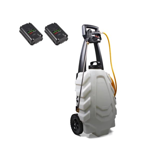 Trolley System vandbeholder 30 ltr. Komplet med 2 batterier