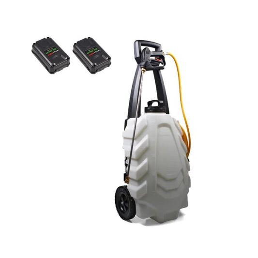 Trolley System vandbeholder 30 ltr. Komplet med 2 batterier