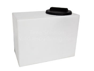 75 liter lodret vandtank L60cmxB30cmxH45cm vandbeholder diesel campingvogn