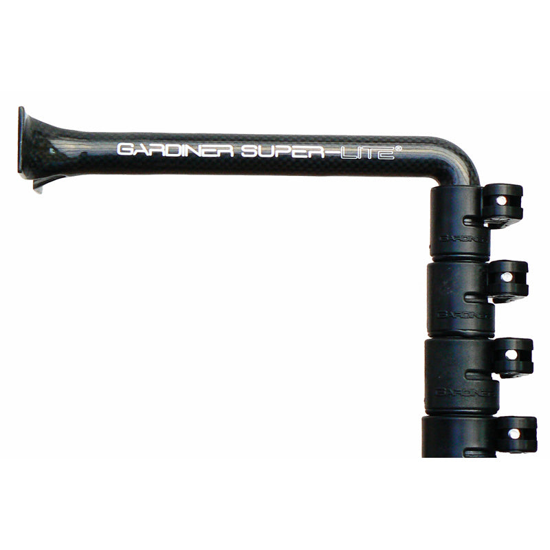 Gardiner Super Lite kulfiber Svanehals 90° med hurigt kobling