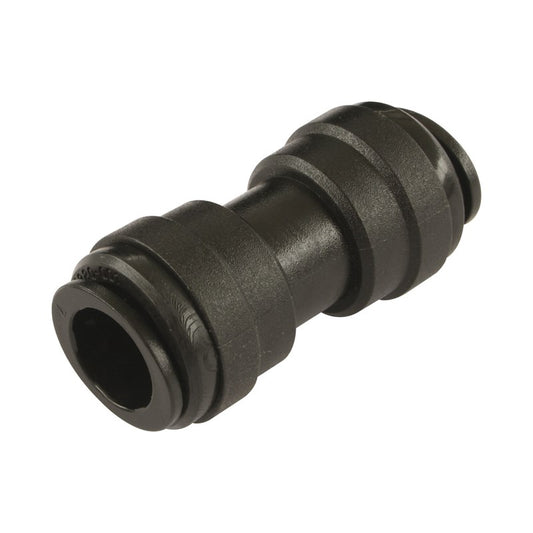 Push in muffe 10mm til 8mm lige slangesamler muffe