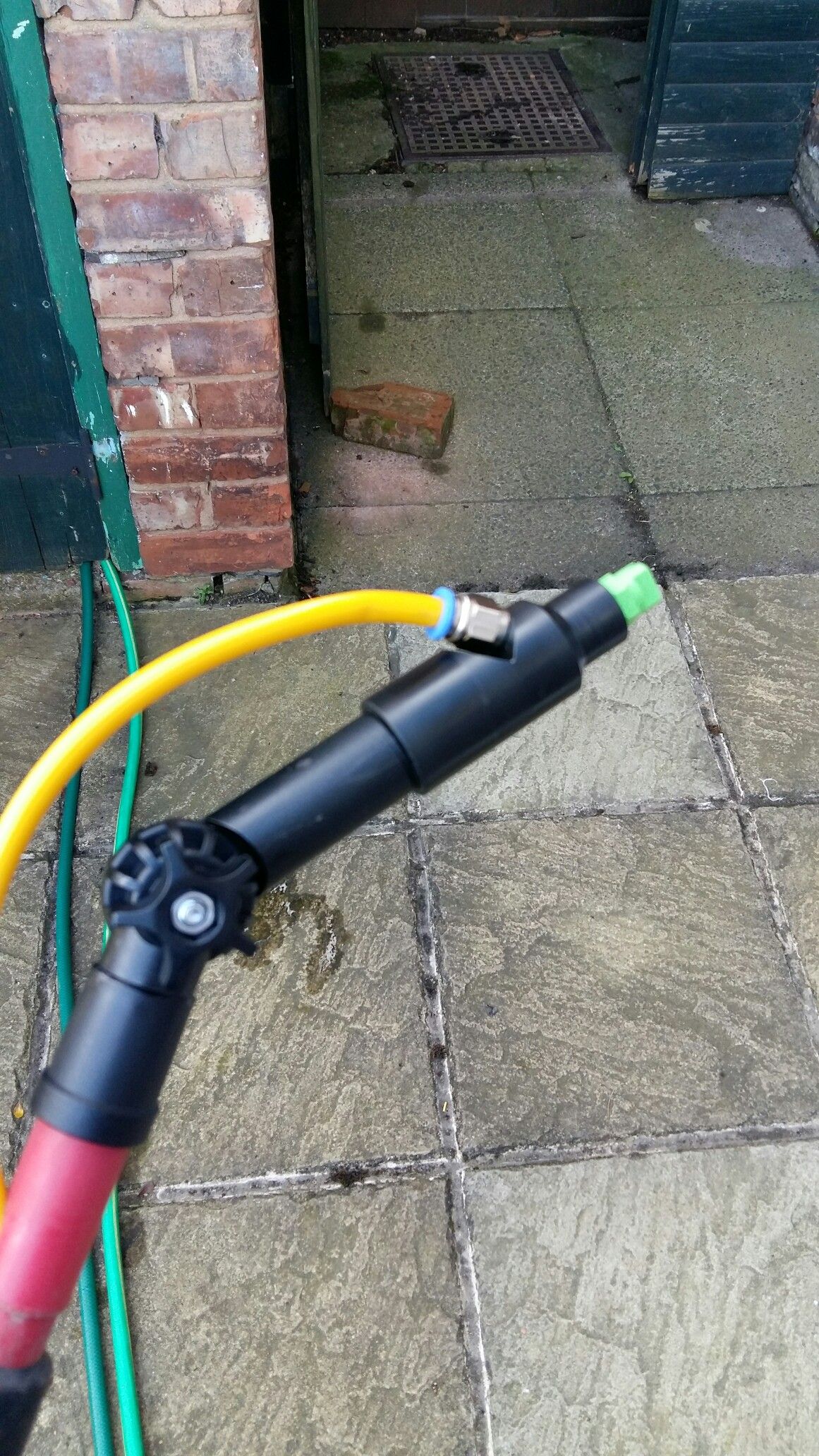 Komplet sæt med jet dyse til kemikalie udlægning