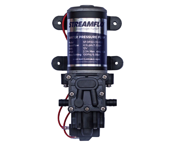Streamflo 12v 100psi Pumpe