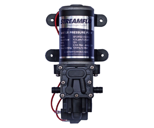 Streamflo 12v 100psi Pumpe