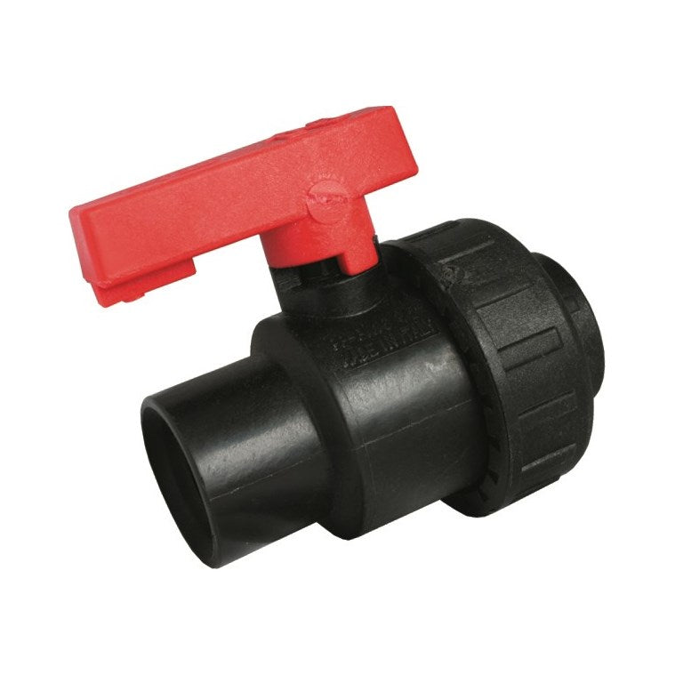 Aftapninghane PP i solid plast kugleventil