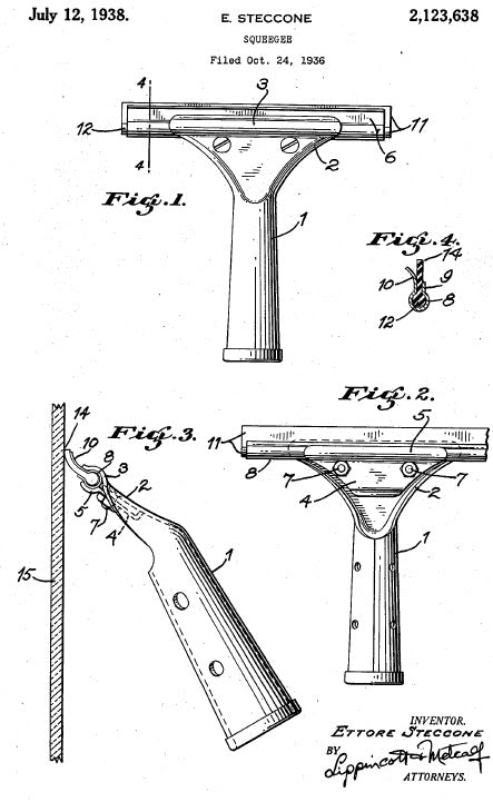 Vinduesskraber messing Original Retro fra 1936