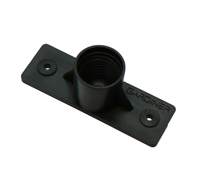 Super-Lite 90° Sokkel rund gevind til vandførende børster