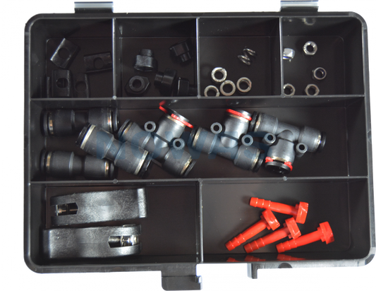 Reservedelskasse komplet til Gardiner Teleskopstænger