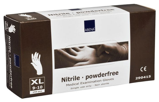 Hospicare Engangshandske, nitril, pudderfri Nitril engangshandske Hospicare Blå Kemikalieresistent Gummihandske Hudvenlig, uden latex og phthalater. • beskyttende handske fremstillet af Nitril• usterile • passer til både venstre og højre hånd•