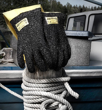 Kemikaliebeskyttelseshandsker arbejds vinterhandsker joka jokahold 35 pvc grip gule