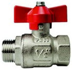 Kuglehane med fuld gennemløb N/M med T-Greb