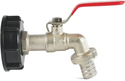 Aftapningshane mesing  3/4" med gevind til palletank