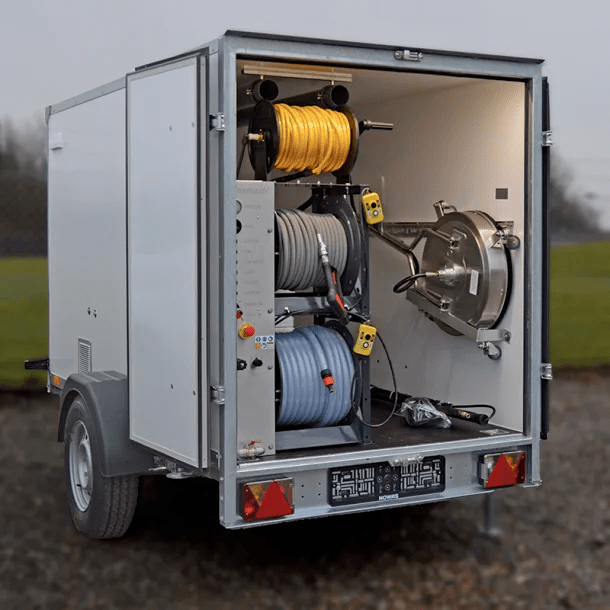 Purewash PHS400 Højtryksanlæg med Hedvand (1300kg. Trailer)