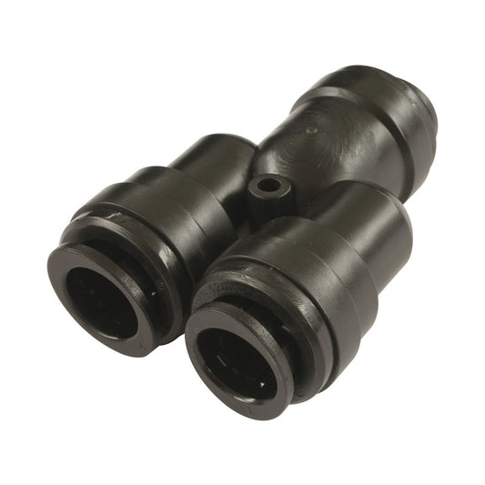 Push-in Y slangesamler 3 gange 12mm