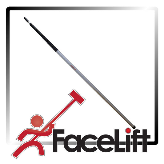 Renegade FaceLift 9 meter Glasfiber Facelift  vandførende teleskopstænger pole-systems-vandførende hybrid kulfibe Neon 22 Neon 45