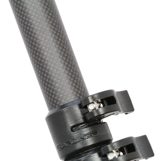 Gardiner SuperMax 3K HiMod Kulfiber, vandførende teleskopstang fra 6,5m til 19,2m meter af 3K kulfiber