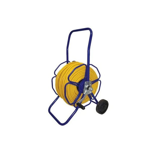 Slangehjul med hjul 100m 8mm vandslange