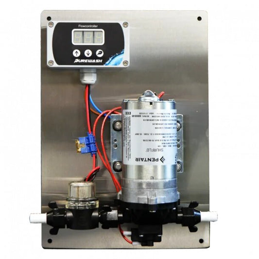 Streamboard med digital controller og Shurflo 100psi pumpe