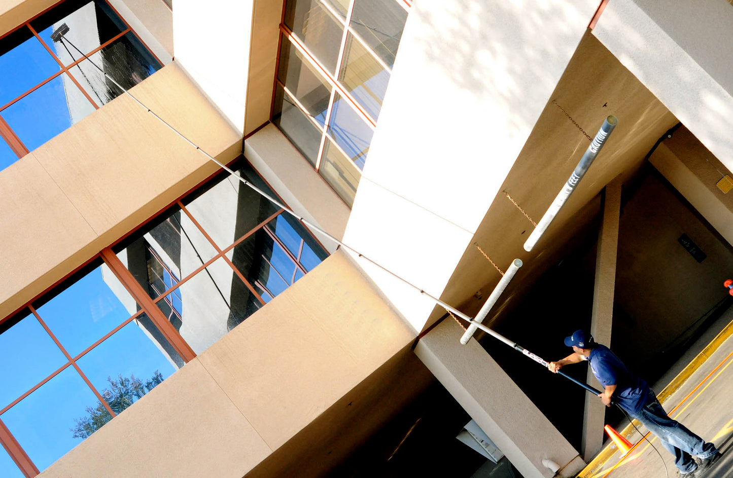 Gardiner SuperMax II HiMod Kulfiber, vandførende teleskopstang fra 13,5m til 19,5m meter HM High-Modulus kulfiber