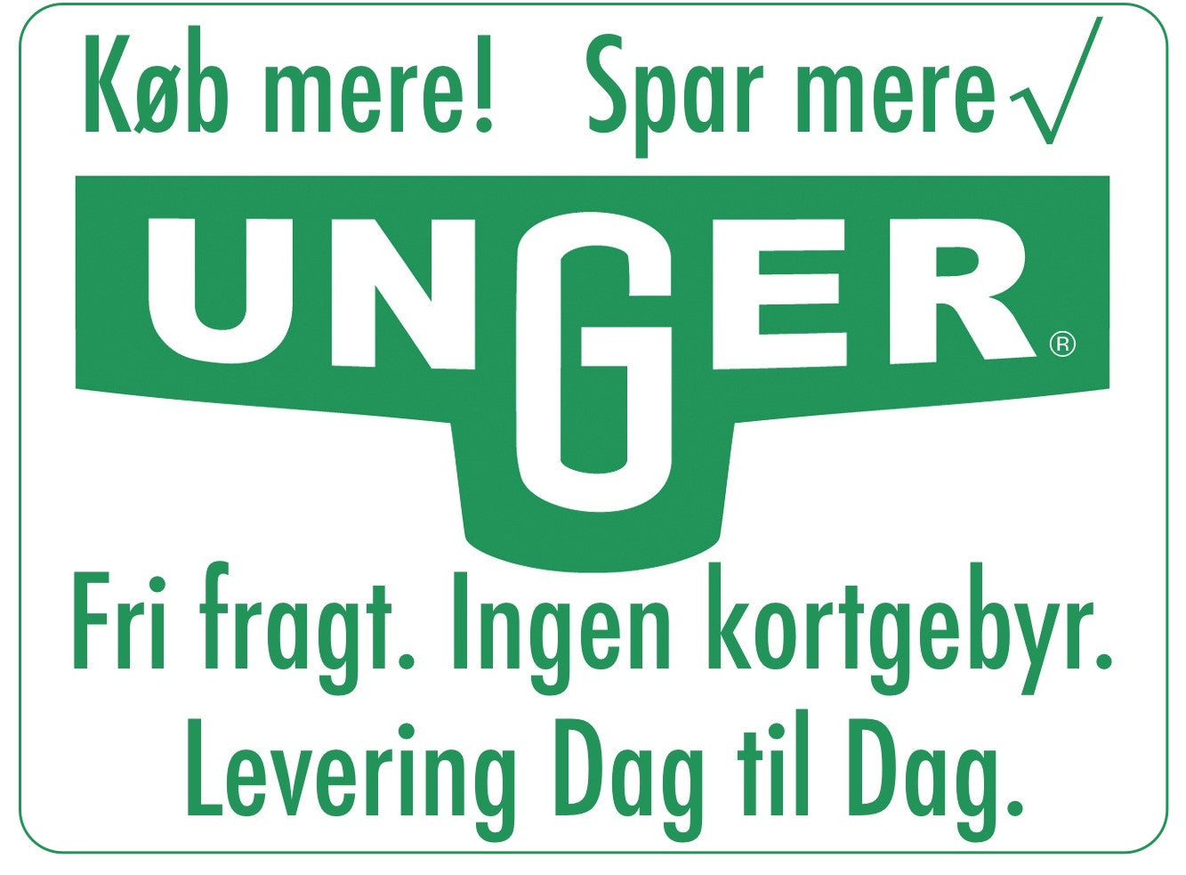 Unger 18 Liter Grøn Spand