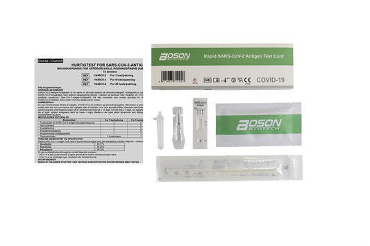 Corona hjemmetest til næsen, Boson SARS-CoV-2 Antigen fra 10 stk.