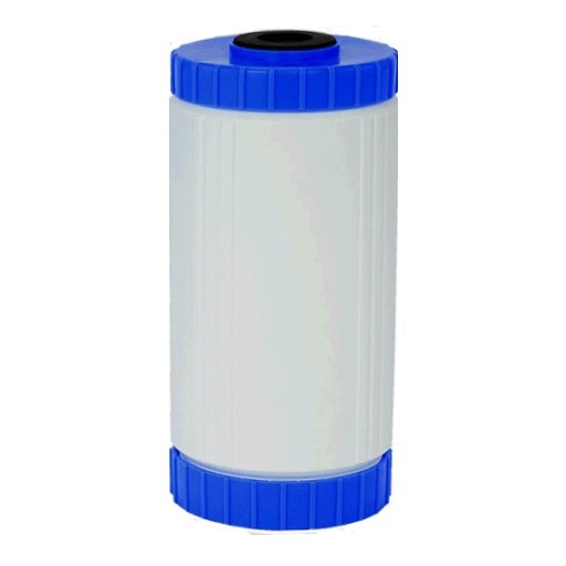 Di filter-indsats 4,5" x 10" med ionbyttermasse granulat