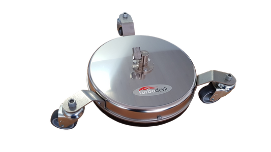 TB300 Overfladerenser Ø30cm, Rustfri stål med gummi læber