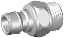 Vand koblingsnippel forkromet messing 1/2" x 3/4" gevind