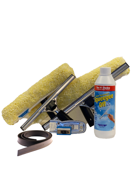 Komplet vinduespudsersæt professionel